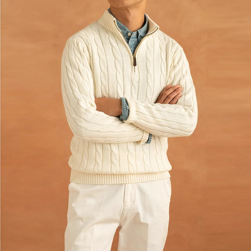 Heritage Quarter-Zip Sweater