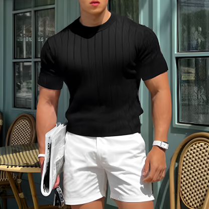 Celeste Precision Ribbed Shirt