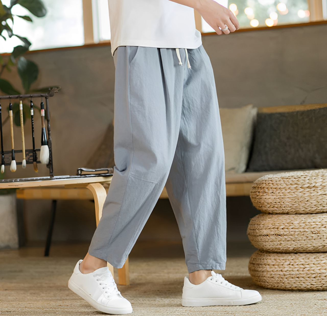 Aether Flow Linen Trousers
