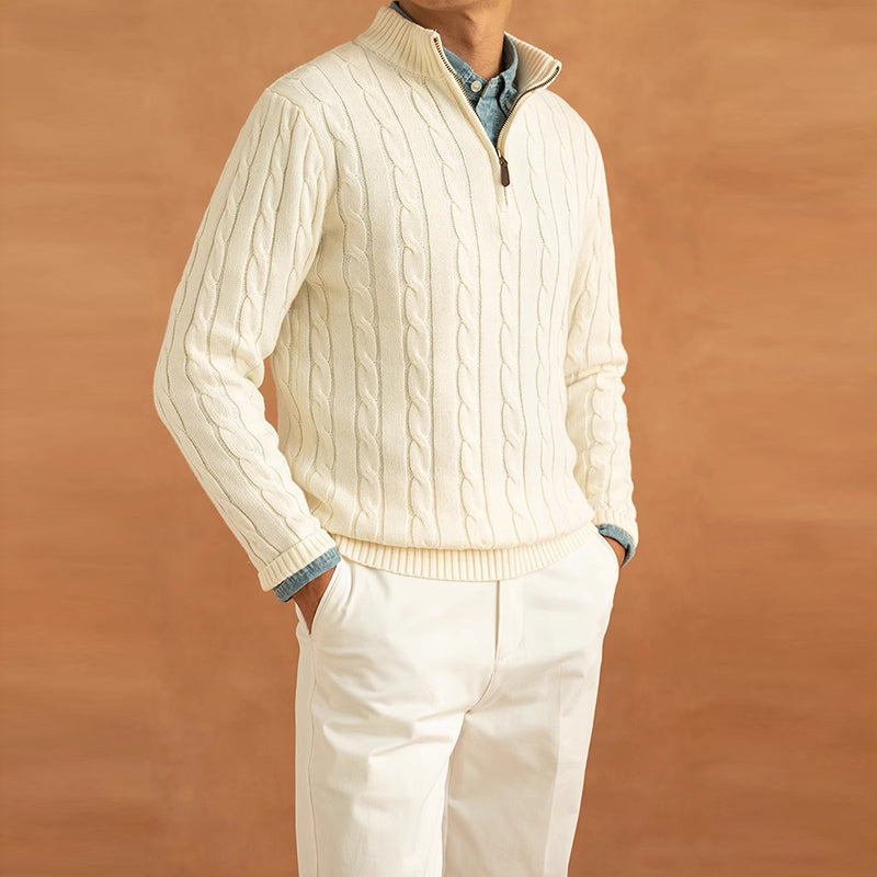 Heritage Quarter-Zip Sweater